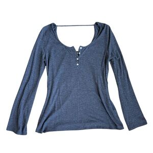 Gray Long Sleeve Tee